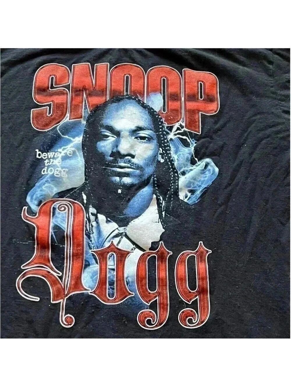 Snoop Dogg Beware Of The Dogg Logo Music T-Shirt Unisex Adults 1X Rapper… - Picture 2 of 5